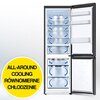 Lodówka SAMSUNG RB33B610EBN EF No frost 185.3cm Czarna Położenie zamrażarki Na dole