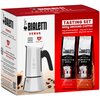 Kawiarka BIALETTI Venus 6 TZ 235 ml + Kawa Perfetto Moka Nocciola 250 g + Moka Classico 250 g Kolor Srebrny