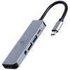 Hub GEMBIRD A-CM-COMBO5-02 USB Typu C, Pasywny