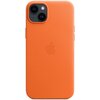 Etui APPLE Leather Case MagSafe do iPhone 14 Plus Pomarańczowy Seria telefonu iPhone