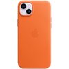 Etui APPLE Leather Case MagSafe do iPhone 14 Plus Pomarańczowy Model telefonu iPhone 14 Plus