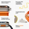 APPLE Watch Ultra GPS + Cellular 49mm koperta tytanowa + opaska Trail rozmiar S/M (żółty/beżowy) Rozmiar koperty [mm] 49