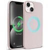 Etui CRONG Color Cover Magnetic MagSafe do Apple iPhone 13/14 Piaskowy róż