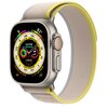 Pasek do Apple Watch (44/45/49mm) S/M Żółty/beżowy