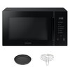 Kuchenka mikrofalowa SAMSUNG BESPOKE MG30T5018CK 900W średnica 31.8 cm pojemność 30L Ceramic Inside Czarny Sterowanie Elektroniczne