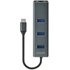 Stacja dokująca SAVIO AK-57 4w1 USB Typu C, Pasywna Szary