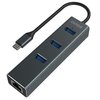 Stacja dokująca SAVIO AK-57 4w1 USB Typu C, Pasywna Szary Typ Pasywny