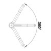 Bateria BLANCO Kano 526667 Czarny mat Wykonanie korpusu Silgranit-Look