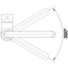 Bateria BLANCO Mida 526649 Czarny mat Typ Stojąca