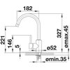Bateria BLANCO Mida 526649 Czarny mat Wykonanie korpusu Silgranit