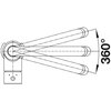Bateria BLANCO Mida-S 526653 Czarny mat Bateria trójdrożna Nie