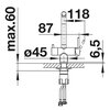 Bateria BLANCO Fontas II 526670 Czarny mat Typ Stojąca