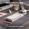Klawiatura LOGITECH MX Mechanical Mini for Mac Silver Komunikacja z komputerem Bezprzewodowa