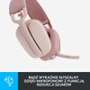 Słuchawki LOGITECH Zone Vibe 100 Bezprzewodowe, Nauszne Różowy Regulacja głośności Tak