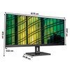 Monitor AOC U34E2M 34" 3440x1440px 100Hz 4 ms [GTG] Przeznaczenie Do domu i biura
