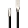 Kabel USB - USB-C NATEC Prati 1 m Czarno-srebrny