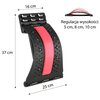 Przyrząd do rozciągania pleców HMS PRP02 Czarno-czerwony Materiał PP
