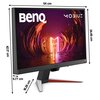Monitor BENQ Mobiuz EX240N 23.8" 1920x1080px 165Hz 1 ms Przeznaczenie Dla gracza