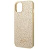 Etui GUESS Glitter Script do Apple iPhone 14 Złoty Typ Etui nakładka