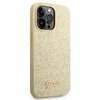 Etui GUESS Glitter Flakes Metal Logo do Apple iPhone 14 Pro Złoty Kompatybilność Apple iPhone 14 Pro