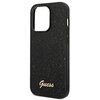Etui GUESS Glitter Flakes Metal Logo do Apple iPhone 14 Pro Czarny Typ Etui nakładka