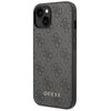 Etui GUESS 4G Metal Gold Logo do Apple iPhone 14 Szary Seria telefonu iPhone