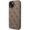 Etui GUESS 4G Metal Gold Logo do Apple iPhone 14 Plus Brązowy Seria telefonu iPhone