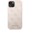 Etui GUESS Metal Gold Logo do Apple iPhone 14 Różowy Marka telefonu Apple