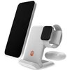Ładowarka indukcyjna STM ChargeTree Go 3w1 15W Biały Dedykowany model Apple Watch