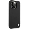 Etui BMW Silicone Metal Logo do Apple iPhone 14 Pro Max Czarny Dominujący kolor Czarny
