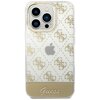 Etui GUESS 4G Pattern Script do Apple iPhone 14 Pro Złoty Model telefonu iPhone 14 Pro