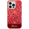 Etui GUESS Bandana Paisley do Apple iPhone 14 Pro Czerwony Model telefonu iPhone 14 Pro