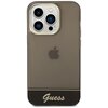 Etui GUESS Translucent do Apple iPhone 14 Pro Przezroczysto-czarny Model telefonu iPhone 14 Pro