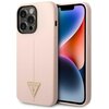 Etui GUESS Silicone Triangle do Apple iPhone 14 Pro Różowy
