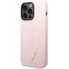 Etui GUESS Silicone Triangle do Apple iPhone 14 Pro Fioletowy Seria telefonu iPhone