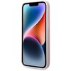Etui GUESS Silicone Triangle do Apple iPhone 14 Fioletowy Dominujący kolor Fioletowy