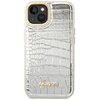 Etui GUESS Croco Collection do Apple iPhone 14 Srebrny Model telefonu iPhone 14