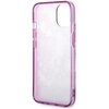 Etui GUESS Porcelain Collection do Apple iPhone 14 Plus/15 Plus Fuksja Dominujący kolor Fuksja