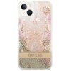 Etui GUESS Paisley Liquid Glitter do Apple iPhone 14 Plus/15 Plus Złoty Model telefonu iPhone 14 Plus