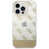 Etui GUESS 4G Pattern Script do Apple iPhone 14 Pro Max Złoty Model telefonu iPhone 14 Pro Max