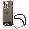 Etui GUESS Translucent Pearl Strap do Apple iPhone 14 Pro Max Czarny