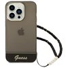Etui GUESS Translucent Pearl Strap do Apple iPhone 14 Pro Max Czarny Seria telefonu iPhone