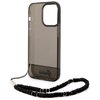 Etui GUESS Translucent Pearl Strap do Apple iPhone 14 Pro Max Czarny Typ Etui nakładka