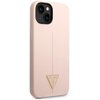 Etui GUESS Silicone Triangle do Apple iPhone 14 Plus Różowy Kompatybilność Apple iPhone 14 Plus