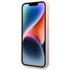 Etui GUESS Silicone Triangle do Apple iPhone 14 Plus Różowy Dominujący kolor Różowy