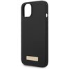 Etui GUESS Silicone Logo Plate MagSafe do iPhone 14 Plus Czarny Typ Etui nakładka