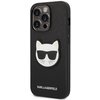 Etui KARL LAGERFELD Saffiano Choupette Head Patch do Apple iPhone 14 Pro Czarny Seria telefonu iPhone