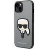 Etui KARL LAGERFELD Saffiano Karl's Head Patch do Apple iPhone 14 Plus Srebrny Model telefonu iPhone 14 Plus