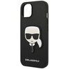 Etui KARL LAGERFELD Saffiano Karl’s Head Patch do Apple iPhone 14 Plus Czarny Typ Etui nakładka