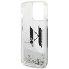 Etui KARL LAGERFELD Liquid Glitter Big KL do Apple iPhone 14 Pro Srebrny Kompatybilność Apple iPhone 14 Pro